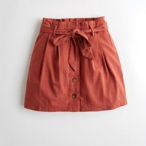 NWT Hollister High Rise Paper Bag Skirt
